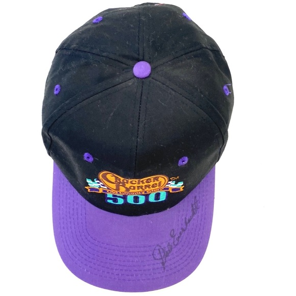 1999 NASCAR Cracker Barrel 500 Souvenir Hat Dale Earnhardt Sr. Autograph… - Picture 6 of 10